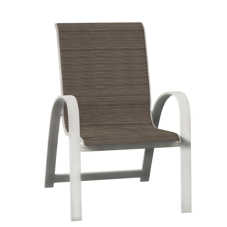 Stackable slingback best sale patio chairs